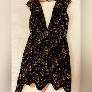 Bless’Ed are the Meek black lace dress